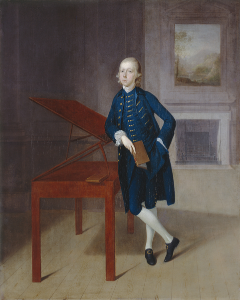 A Young Gentleman at a Drawing Table