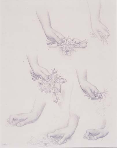 Study of Hands for 'King Cophetua and the Beggar Maid'