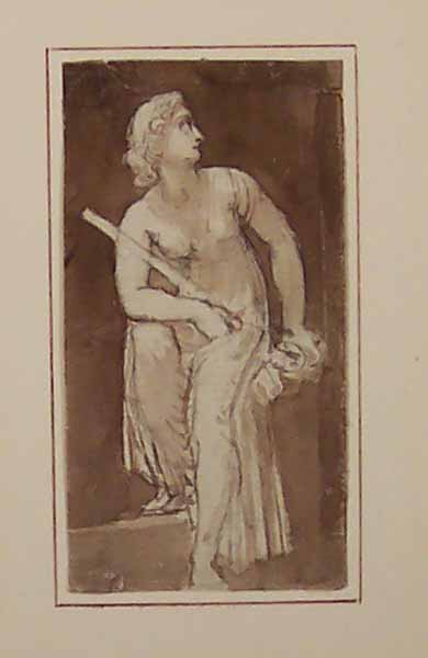 Seated Muse Holding Sceptre