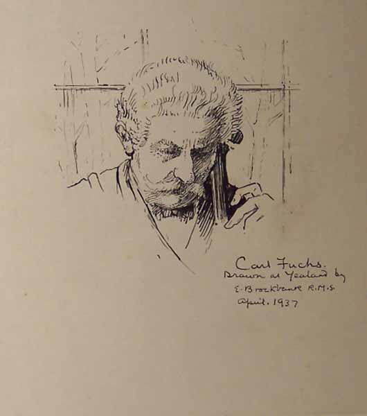 Portrait of Carl Fuchs Playing at Yealand Manor, Lanchester;  (Cellist 1865-1951)