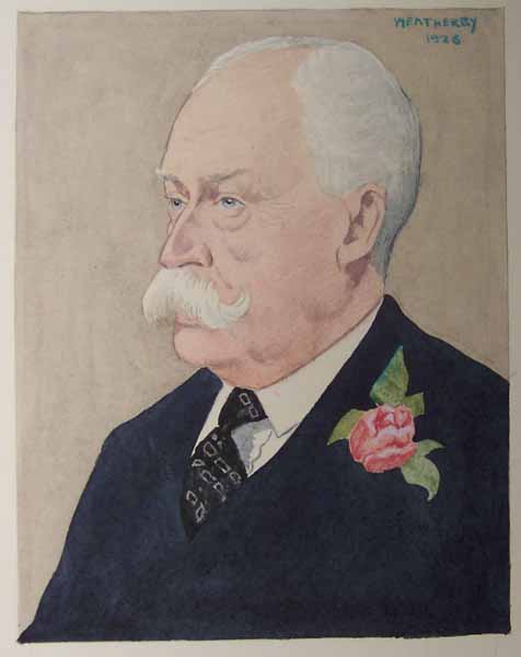 portrait of Alderman R.A.D.Carter (1856-1938)