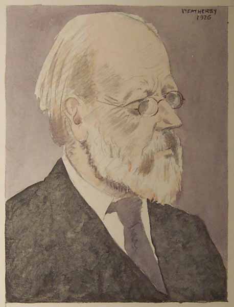 portrait of Professor C.H. Herford (d 1931)