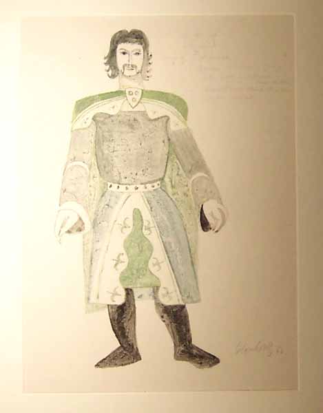 Costume design for The King of France