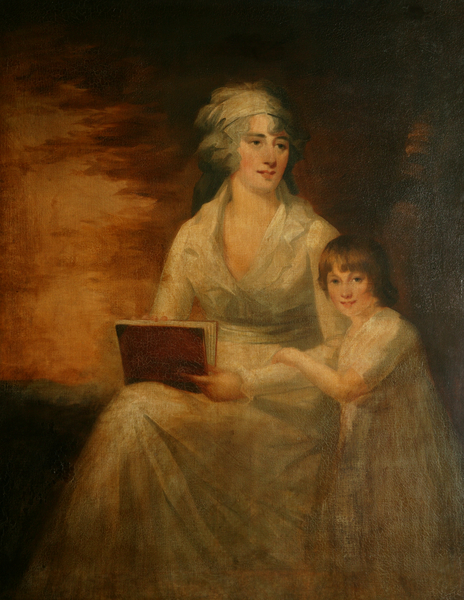 Mrs Shafto Clarke and her daughter
