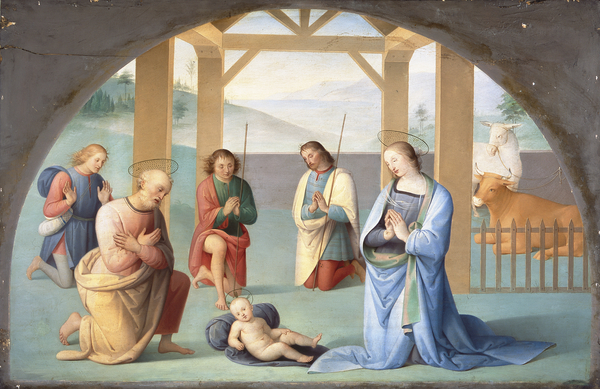 Adoration of the Infant Christ (after Perugino)