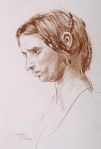 Head of Dorelia in Profile