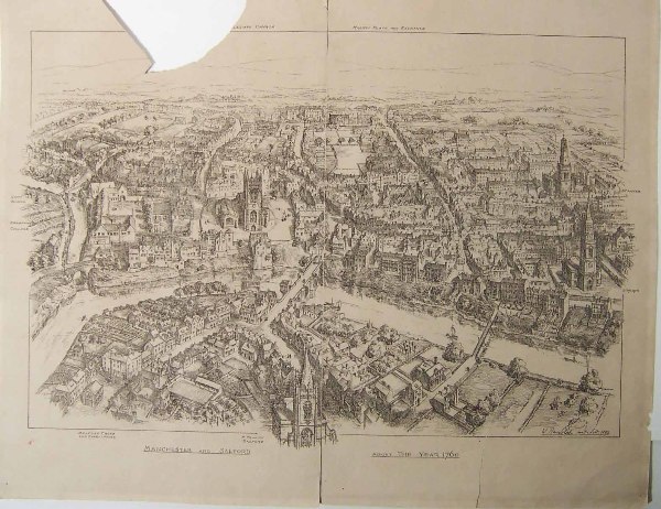 Manchester and Salford about the year 1760