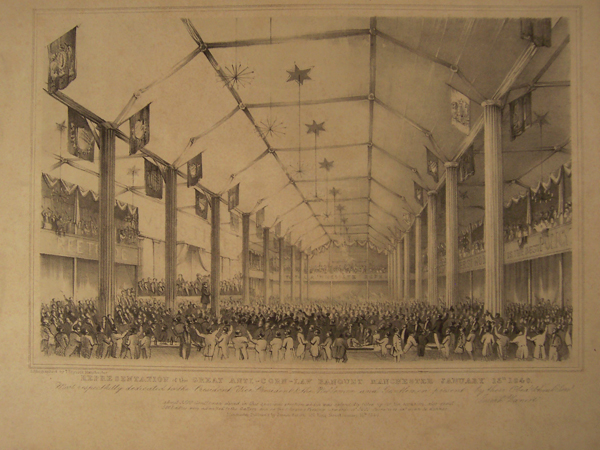 Representation of the Great Anti-Corn-Law Banquet, January 13th 1840