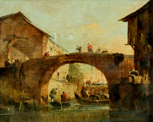 The Bridge over the Brenta at Dolo (the Porta del  Dolo)