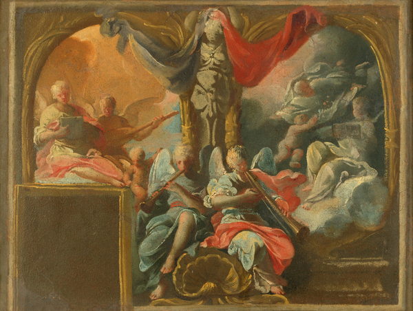 A Concert of Angels: study for a wall decoration