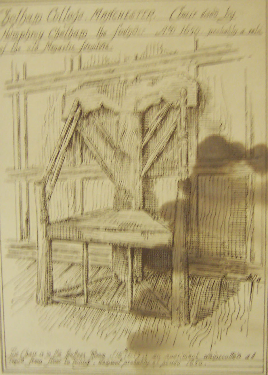 Chetham College, Manchester: Chair used by Humphrey Chetham