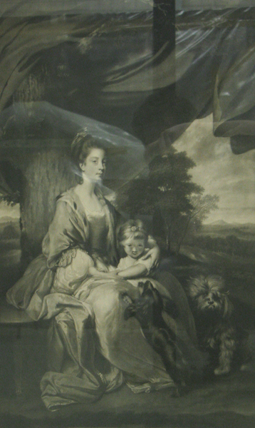 Elizabeth, Duchess of Buccleuch, with her daughter Lady Mary Scott