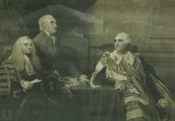 Lord Ashburton with Lord Shelburne and Colonel Barre