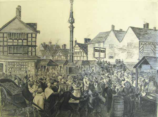 The Market Place in 1810