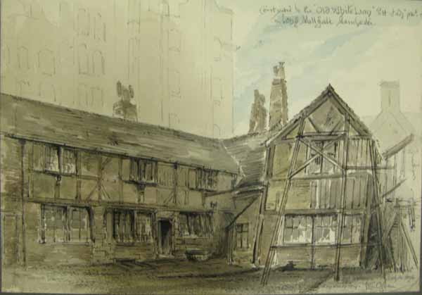 Courtyard to the Old White Lion