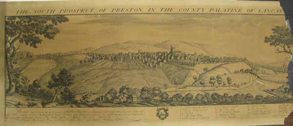 South West Prospect of Preston in the County Palatine of Lancaster
