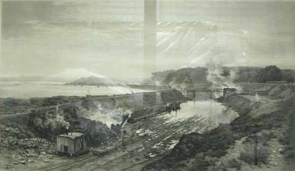 The Manchester Ship Canal under Construction