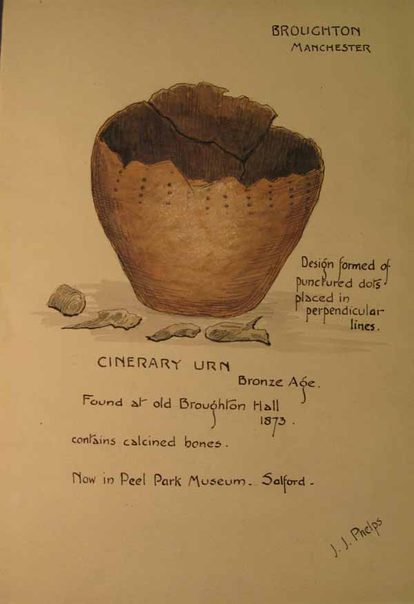 Cinerary Urn, Broughton, Manchester