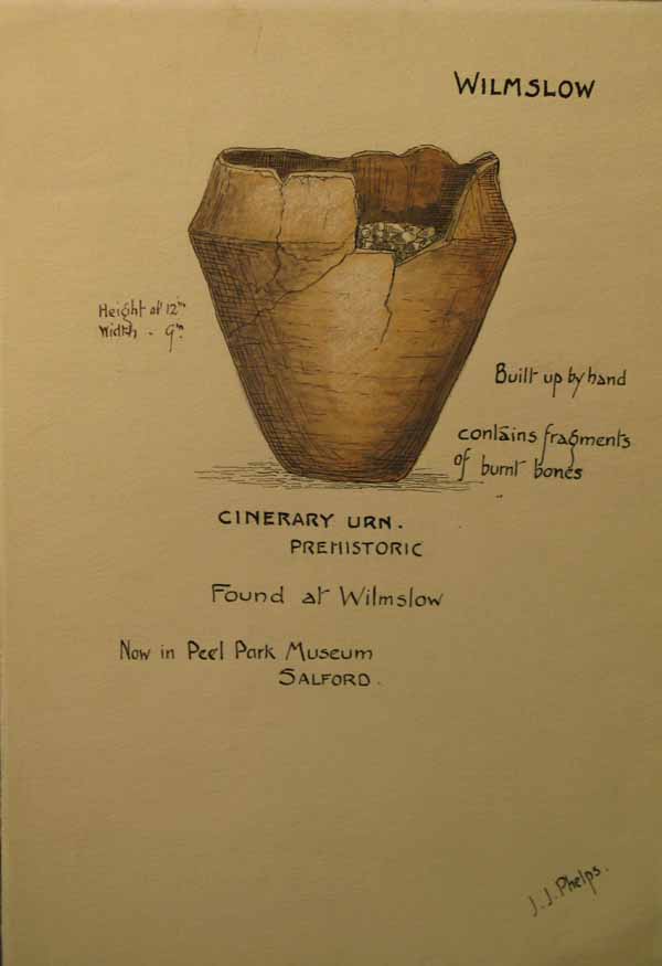 Pre-Historic Cinerary Urn, Wilmslow