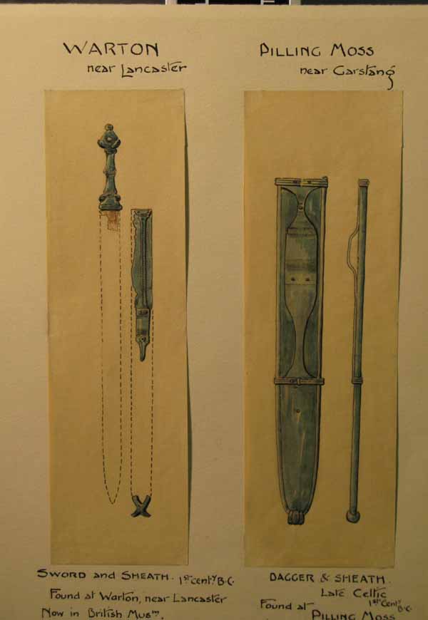 Sword and Sheath, Warton and Dagger and Sheath, Pilling Moss