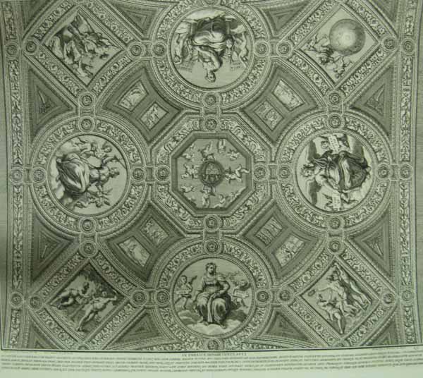 [Ceiling scenes including Adam, Eve and the serpent]