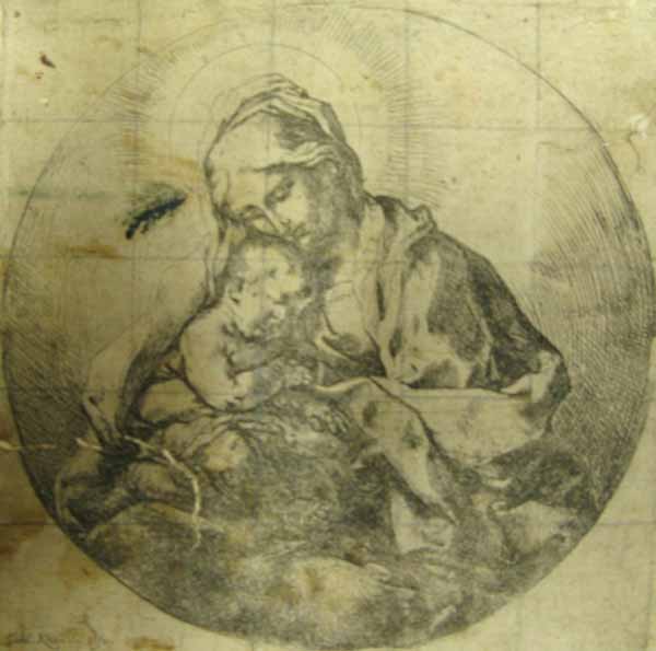 Virgin and Child in Roundel