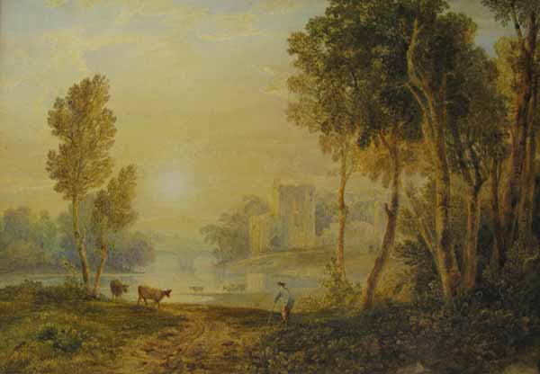Landscape with Ruins and Castle