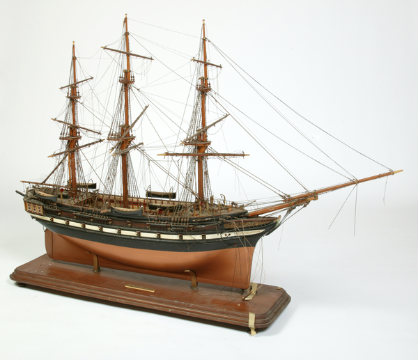 model of frigate La Marguerite
